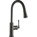 Elkay LKEC2031AS Explore Kitchen Faucet, Pull-down Spray and Forward Only, Antique Steel