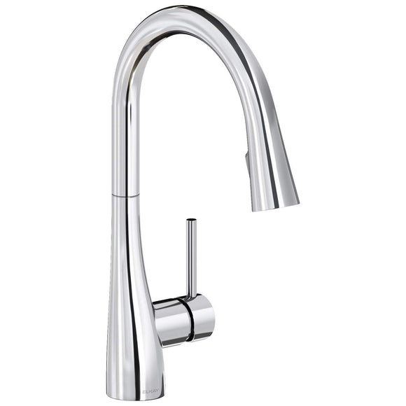 Elkay LKGT4083CR Gourmet Single Hole Kitchen Faucet with Pull-Down Spray