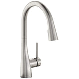 Elkay LKGT4083LS Gourmet Single Hole Kitchen Faucet with Pull-Down Spray