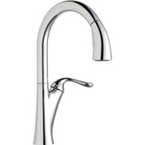 Elkay LKHA4031CR Harmony Single Hole Kitchen Faucet with Pull-Down Spray and Forward Only Lever