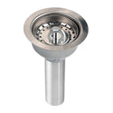 Elkay LKJ35 3-1/2" Drain Fitting Stainless Steel Body with, Strainer Basket Matte Finish