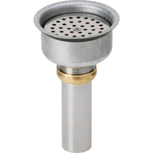 Elkay LKPDVR18B Perfect Drain Chrome Plated Brass, Vandal-Resistant Strainer and Tailpiece