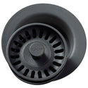Elkay LKQD35CH Polymer Disposer Flange, Removable Strainer and Rubber Stopper Charcoal