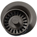 Elkay LKQD35CN Polymer Disposer Flange, Removable Strainer and Rubber Stopper Chestnut