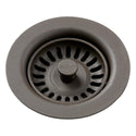 Elkay LKQS35CN Polymer Drain Fitting, Removable Strainer and Rubber Stopper Chestnut