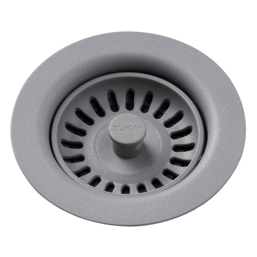 Elkay LKQS35GS Polymer Drain Fitting, Removable Strainer and Rubber Stopper Greystone