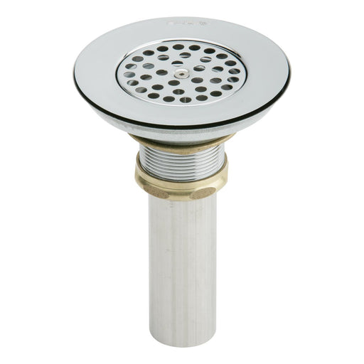 Elkay LKVR18B 3-1/2" Drain Type 304 Stainless Steel Body, Vandal Resistant Grid Strainer