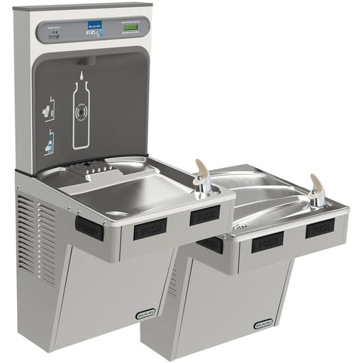 Elkay LMABFTL8WSLK EZH2O Filling Station, Bi-Level ADA Water Cooler, Filtered 8 GPH Light Gray