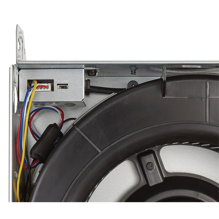 Broan NuTone LP50100DC Lo-Profile 50/80/100 Selectable CFM Bathroom Exhaust Vent Fan