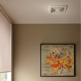 Broan NuTone LP80 LoProfile 80 CFM Ceiling/Wall Exhaust Fan for Bathroom or Garage with 4" Oval Duct or 3" Round Duct