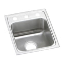 Elkay LR13162 Lustertone Stainless Steel 13" x 16" x 7-5/8", Single Bowl Top Mount Kitchen Sink