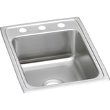 Elkay LR17223 Lustertone Stainless Steel 17" x 22" x 7-5/8", Single Bowl Top Mount Kitchen Sink