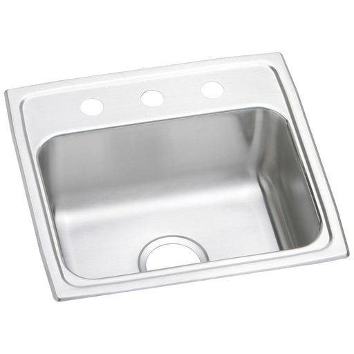 Elkay LR19193 Lustertone Stainless Steel 19-1/2" x 19" x 7-1/2", 1-Bowl Top Mount Kitchen Sink