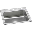 Elkay LR25223 Lustertone Stainless Steel 25" x 22" x 8-1/8", Single Bowl Top Mount Kitchen Sink