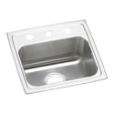 Elkay LRAD1716552 Lustertone Stainless Steel 17" x 16" x 5-1/2", 1-Bowl Top Mount ADA Kitchen Sink
