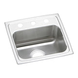 Elkay LRAD1716553 Lustertone Stainless Steel 17" x 16" x 5-1/2", 1-Bowl Top Mount ADA Kitchen Sink