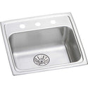 Elkay LRAD191865PD3 Lustertone Stainless Steel Single Bowl Top Mount ADA Sink with Perfect Drain