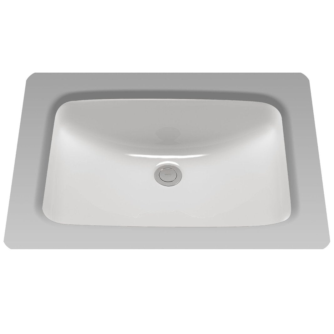 Toto LT542G#01 Bathroom Sink with CeFiONtect Ceramic Glaze in