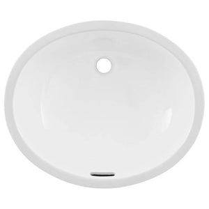 TOTO LT569#01 ADA Undercounter Bathroom Sink with Oval Bowl, White