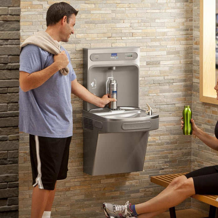 Elkay LZS8WSSK EZH2O Bottle Filling Station, Single ADA Water Cooler, Filtered 8 GPH Stainless Steel