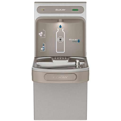 Elkay LZS8WSVRLK EZH2O Bottle Filling Station, Single ADA Water Cooler, Filtered 8 GPH Light Gray