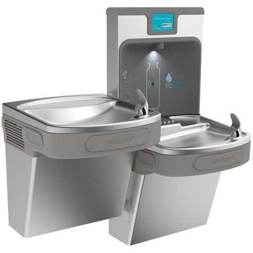 Elkay LZSTL8WSSP Enhanced EZH2O Filling Station and Versatile Bi-Level Water Cooler, Filtered 8 GPH