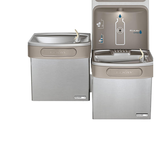 Elkay LZSTLG8WSSK EZH2O Filling Station and Versatile Bi-Level Water Cooler, Filtered 8 GPH