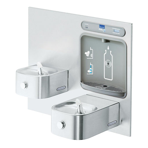 Elkay LZWS-EDFP217K EZH2O Filling Station, Integral Soft Sides Fountain, Filtered