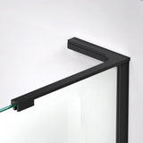 DreamLine DL-6062-09 Prism Plus 40" x 74 3/4" Frameless Neo-Angle Shower Enclosure in Satin Black with White Base
