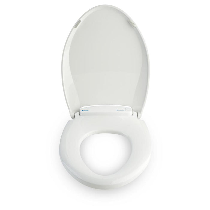 Brondell L60-RB LumaWarm Heated Nightlight Toilet Seat - Round, Biscuit - Bath4All