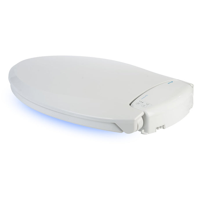 Brondell L60-RW LumaWarm Heated Nightlight Toilet Seat - Round, White - Bath4All