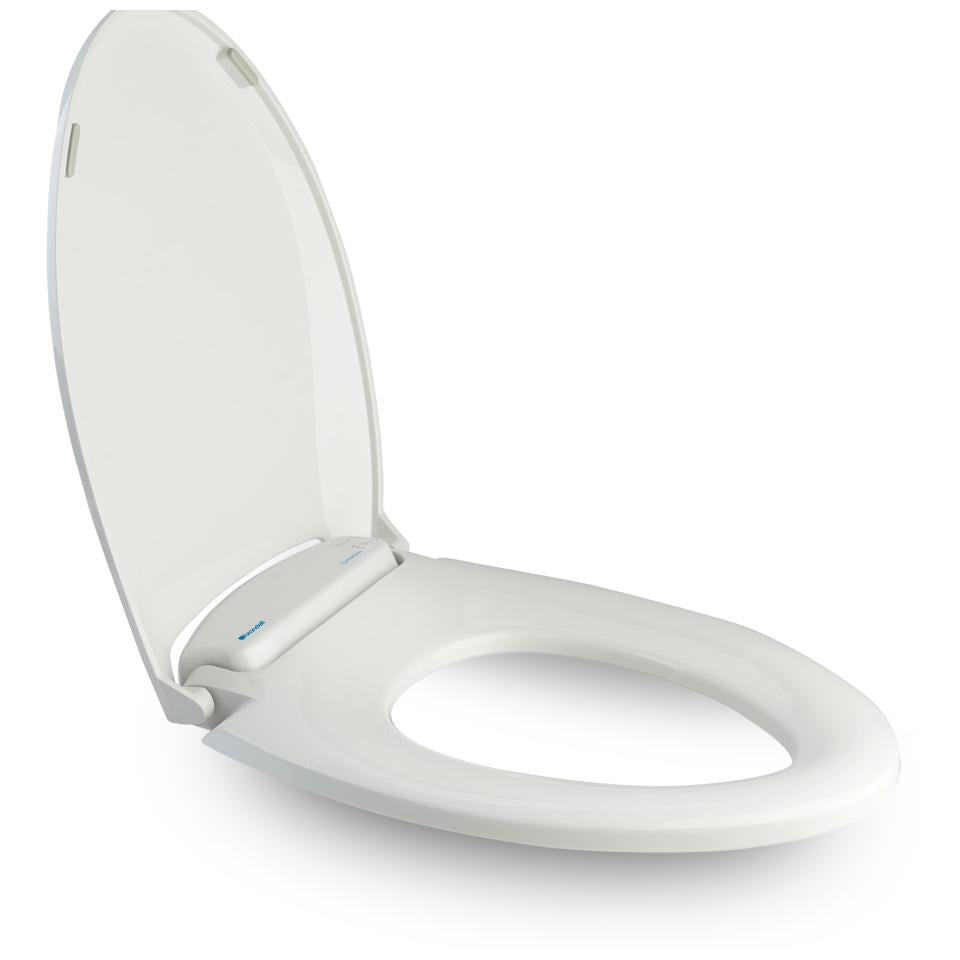 Brondell L60-EW LumaWarm Heated Nightlight Toilet Seat, White – Bath4All