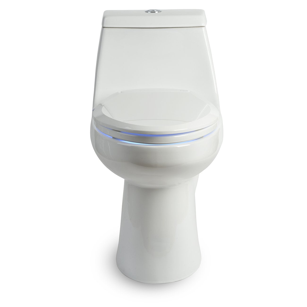 Brondell L60 LumaWarm Heated Nightlight Elongated Toilet Seat Biscuit