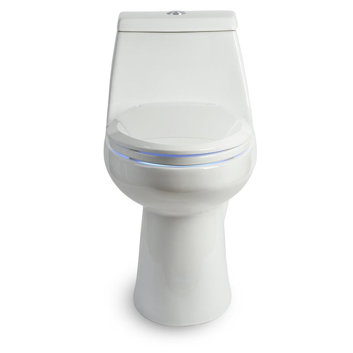 Brondell L60-EB LumaWarm Heated Nightlight Toilet Seat - Elongated, Biscuit - Bath4All