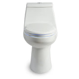 Brondell L60-EW LumaWarm Heated Nightlight Toilet Seat - Elongated, White - Bath4All