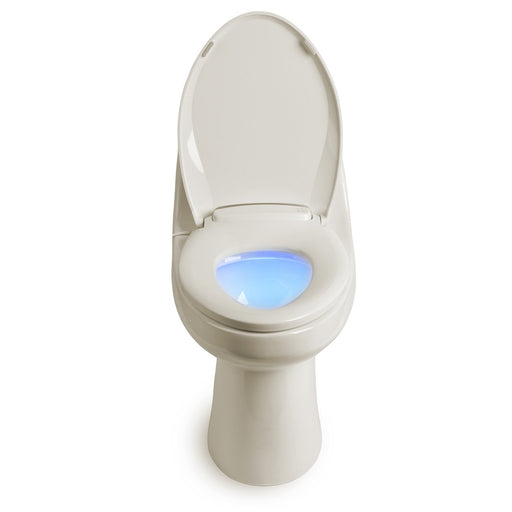 Brondell L60-RB LumaWarm Heated Nightlight Toilet Seat Round Biscuit