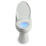 Brondell L60-RW LumaWarm Heated Nightlight Toilet Seat Round White