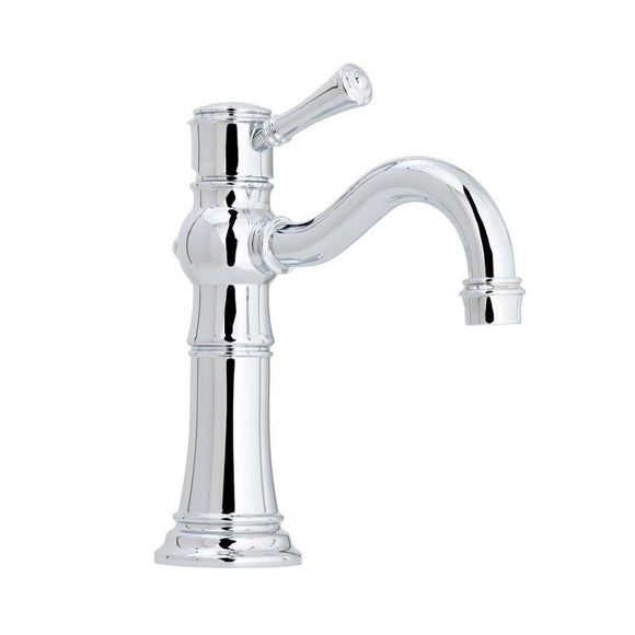 Miseno MNO521CP Santi-V Single Hole Bathroom Faucet with Push Drain Assembly