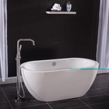 Miseno MNO6030FSO 60" x 30" Oval Freestanding Acrylic Bathtub