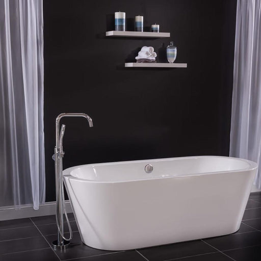 Miseno MNO7132FSO 71" x 32" Oval Freestanding Acrylic Bathtub
