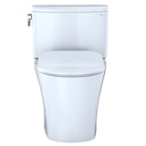 TOTO MS442234CEFG#01 Nexus Two-Piece Elongated Universal Height Toilet with SoftClose Seat, WASHLET+ Ready, Cotton White