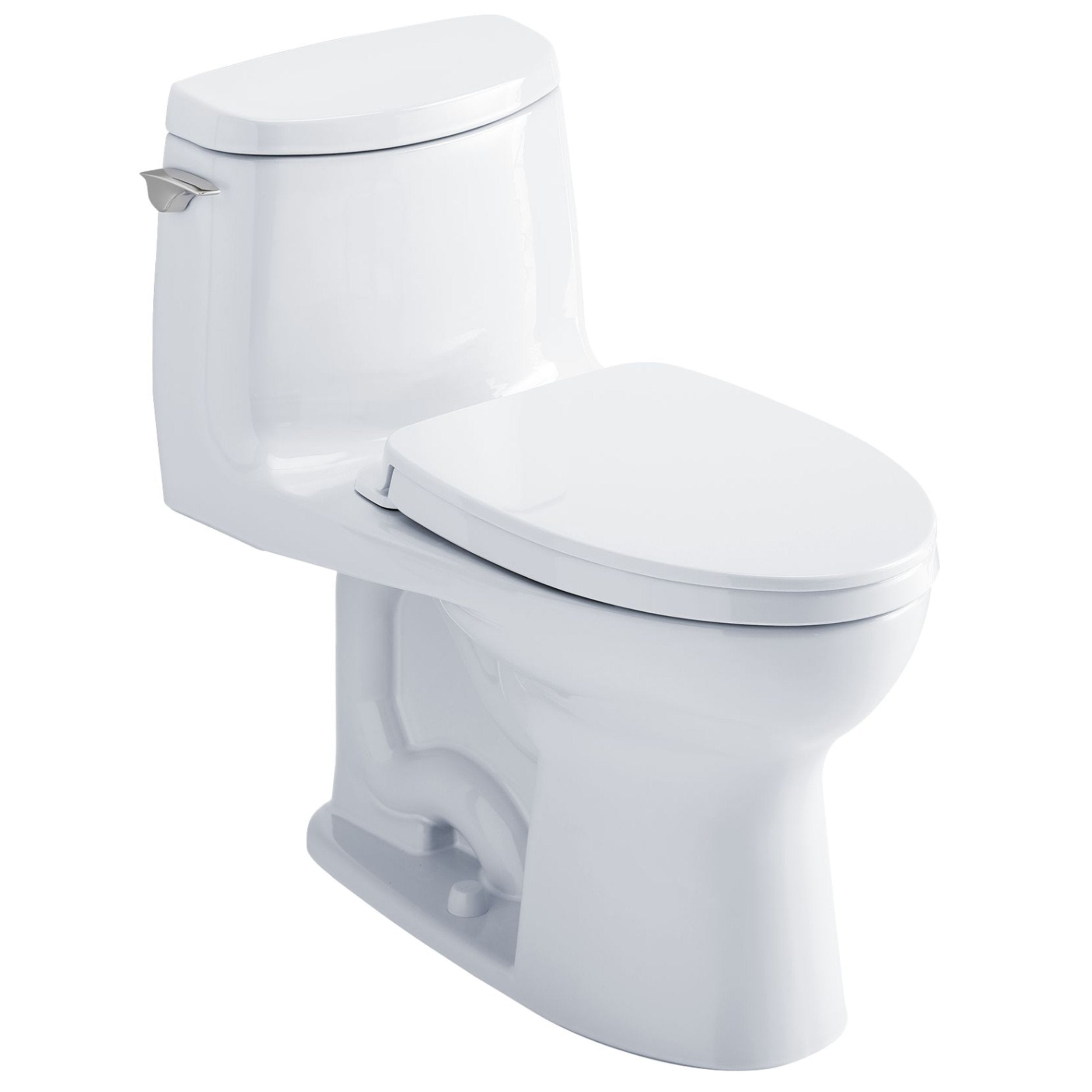 TOTO MS604124CUFG#01 UltraMax II 1G One-Piece Toilet, Elongated Bowl, 1.0  GPF, Washlet+ Connection - Cotton White - SKU - MS604124CUFG#01