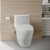 TOTO MS642124CUFG#01 Nexus 1.0 GPF One Piece Elongated Chair Height Toilet with Tornado Flush Technology - Seat Included