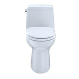 TOTO MS854114EG#01 Ultramax Toto Eco Elongated Front One-Piece Toilet CeFiONtect Cotton White