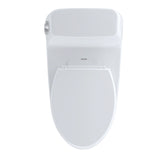 Toto UltraMax MS854114E#01 Eco Elongated Front One-Piece Toilet Cotton White