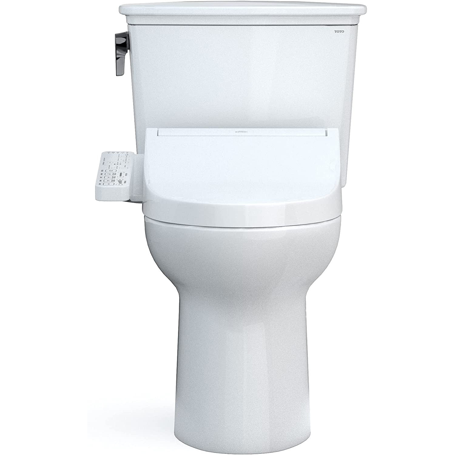 TOTO MW7863074CEFG#01 Drake 2-Piece Toilet with Washlet+ Bidet 