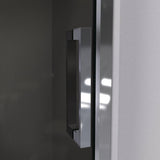 DreamLine SHDR1960724G04 Mirage-Z 56-60"W x 72"H Frameless Sliding Shower Door in Brushed Nickel
