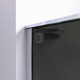 DreamLine SHDR1948724G04 Mirage-Z 44-48"W x 72"H Frameless Sliding Shower Door in Brushed Nickel