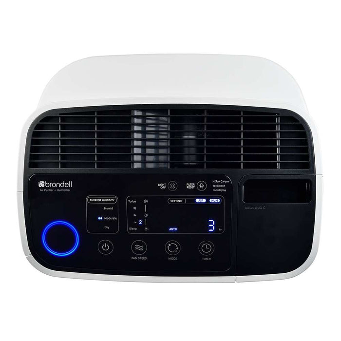 Brondell Revive PR50-W True HEPA Filtration Air Purifier and Humidifier, White
