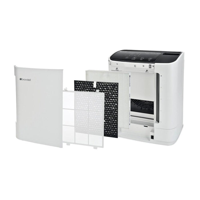 Brondell Revive PR50-W True HEPA Filtration Air Purifier and Humidifier, White